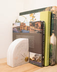 Indukala Sun and Moon Marble Bookends