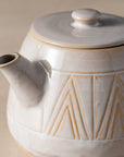 Mountain Peaks Ceramic Teapot