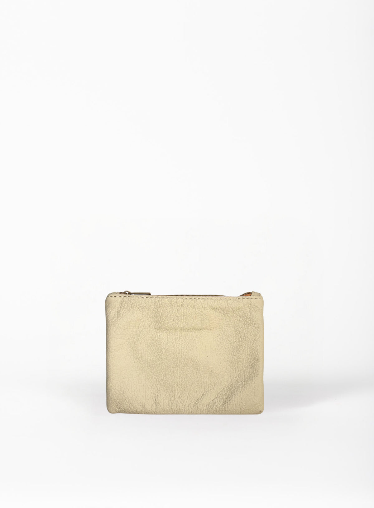 Woven Leather Large Pouch