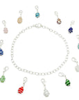Familia Silver-Plated Birthstone Charm