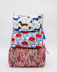 Pink Arch Hand-Block-Printed Toiletry Bag