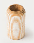Etchra Vase - Rustic White