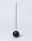 Black Onyx Sphere Incense Holder