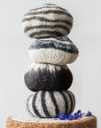 Midnight Ombre Wool Decorative Ukhamba Bowl