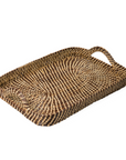 Brown & Natural Rectangle Tray