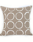 18" Circles Pillow Cover