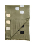 Dahlia Hand Embroidered Hand Woven Scarf