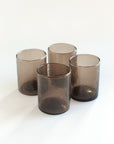 Recycled Hammered Glasses - Set of 4