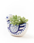 Lalita Bird Succulent Hand Painted Planter
