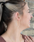 Elegant Curve Drop Earrings