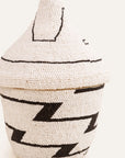 Zig Zag Beaded Peace Basket