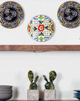 Dots & Flowers Pottery Trivet & Wall Hanging