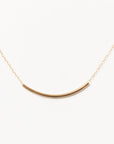 Sunset Bar Necklace in Gold Fill