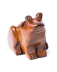 Frog Eyeglass Holder Wooden Stand