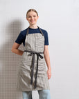 Cotton Bib Apron with Pockets