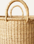 Bolga Floor Basket with Handles