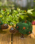 Beaded Turtle Garden Figurines – Set of 2