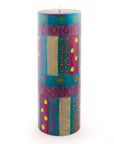 Blue Moon Painted Candles