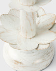 Lotus Bloom Tapered Aluminum Candleholder