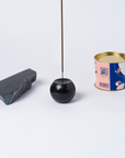 Black Onyx Sphere Incense Holder