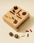 Pachisi Travel Game Set - Hand Carved