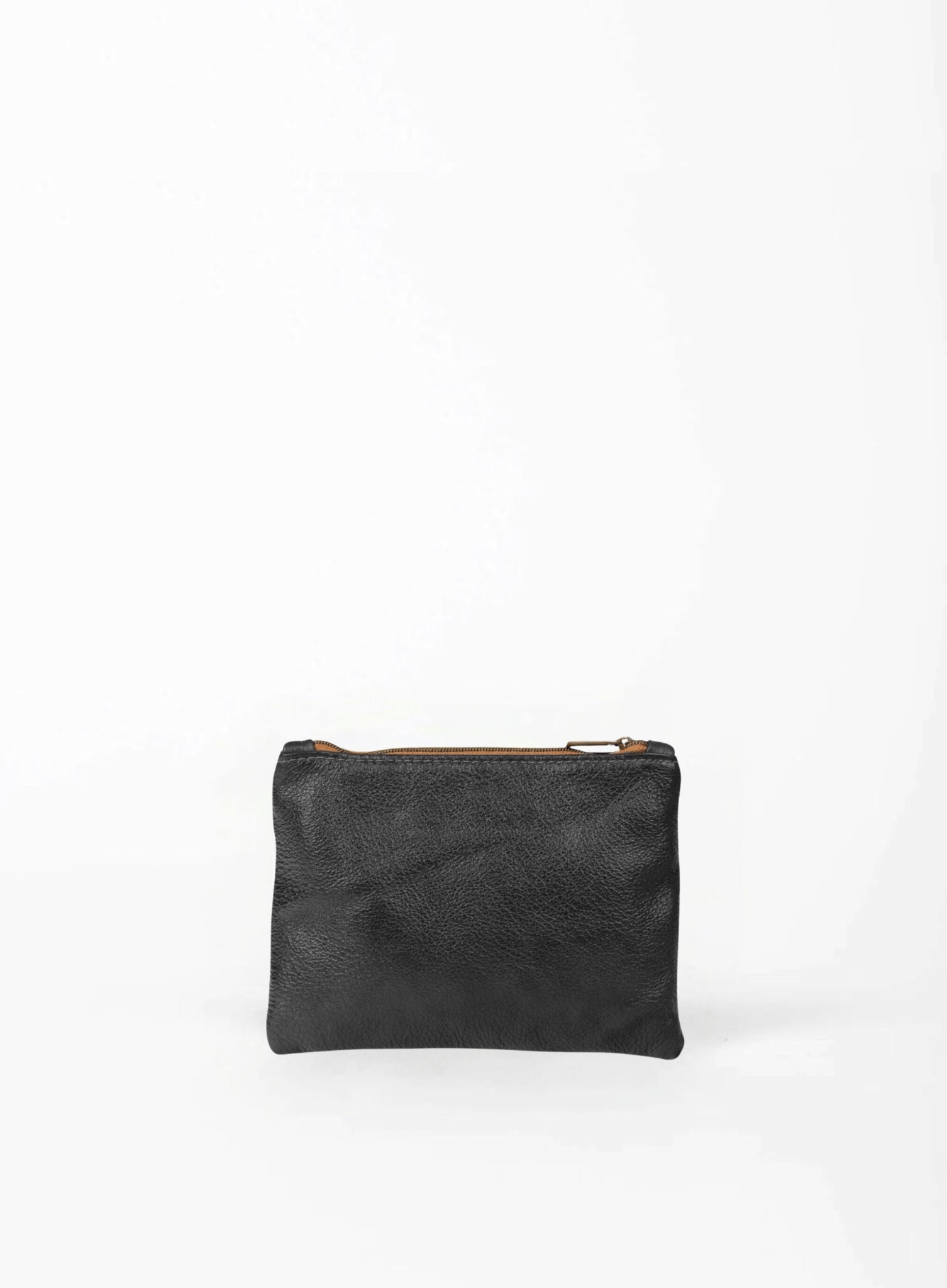 Woven Leather Large Pouch