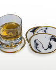 Bianco Nero Coaster - Set of 4