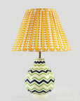 Meadow Striped Handblocked Lamp Shade
