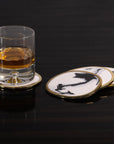 Bianco Nero Coaster - Set of 4