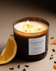 Orange & Clove Candle – 3-Wick Soy Candle