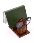 Owl Book & Glasses Caddy