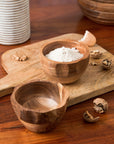 Gravon Acacia Nut Bowls - Set of 2