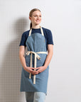 Cotton Bib Apron with Pockets