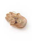 Drishti Hamsa Wood Trinket Dish