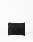 Woven Leather Large Pouch