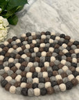 Felt Casserole Trivet - Pebble