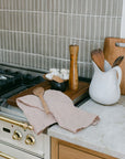 Stone Washed Linen Tea Towel