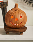Terracotta Pumpkin Lantern