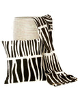 Zebresse Organic Cotton Mudcloth Throw