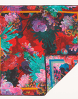 Rosebud Mulberry Silk Furoshiki Gift Wrap, 18 x 18