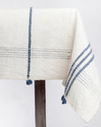 Ribbons Handwoven Cotton Tablecloth
