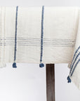 Ribbons Handwoven Cotton Tablecloth