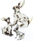 Recycled Oil Drum Rabbits