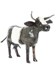 Recycled Oil Drum Milk Cow Sculpture