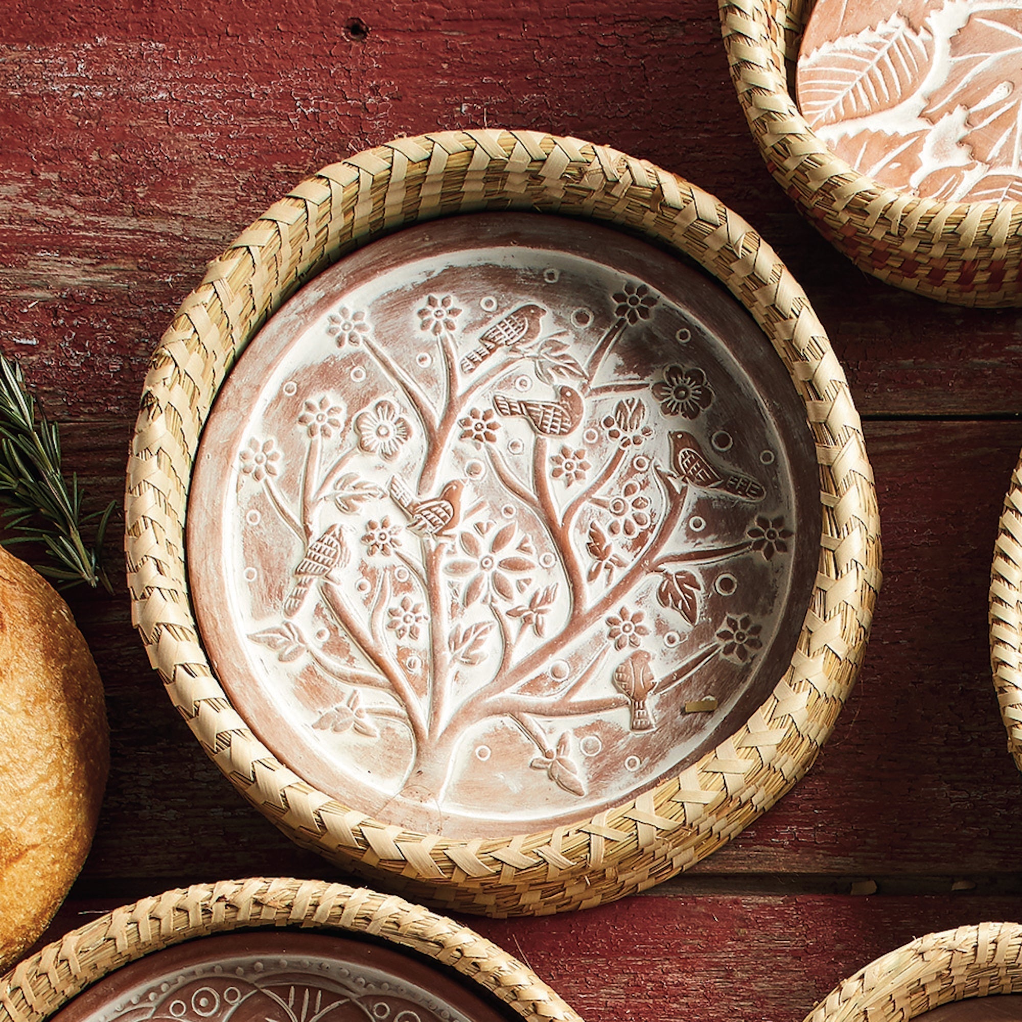 Decorative Bread Warmer and Basket