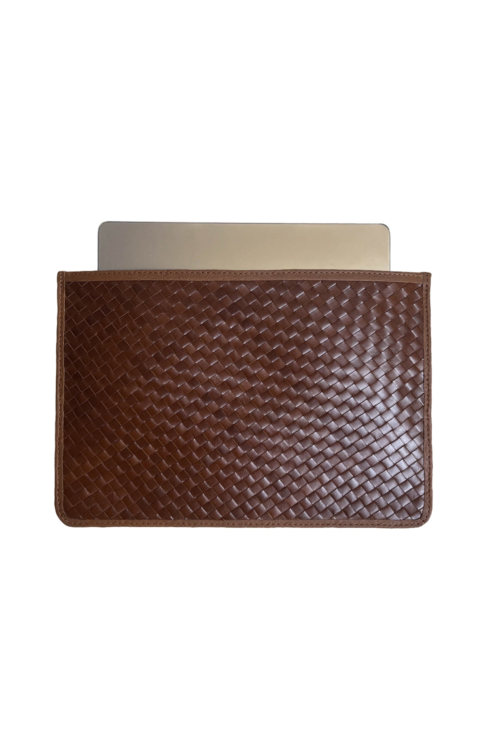 Woven Brown Laptop Sleeve
