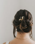 Kairavini Gold Lotus Hair Pin