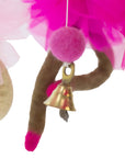 Pink Ballerina Felt Nursery Mobile