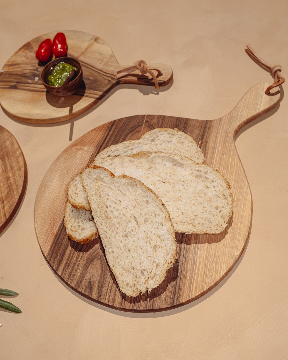 Round Walnut Cutting Board