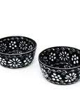 Ink Pottery Dip Bowls - Set of 2